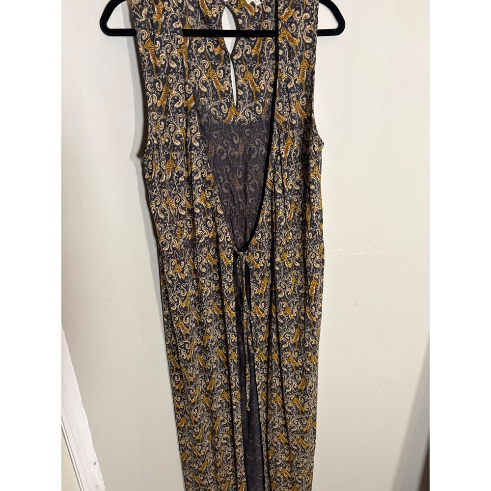 FatFace Boho Paisley Wrap Maxi Dress Women's Sz 10 Festival Vacation - Picture 8 of 12